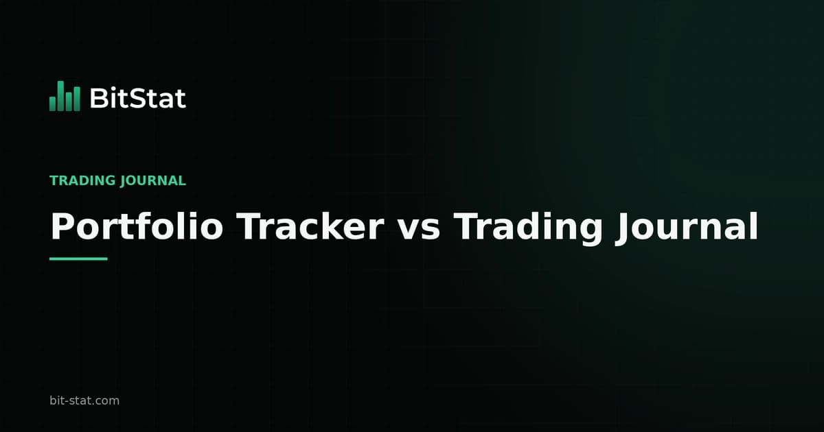 Portfolio Tracker vs Trading Journal